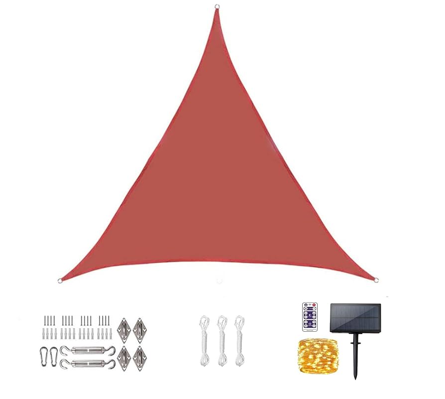 Amazon.com: Usknxiu Sun Shade Sail Canopy with LED Light